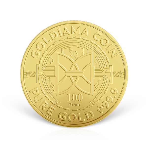 100 gram Gold Coin 999.9 Purity