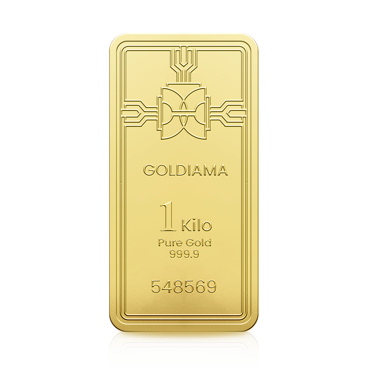 1 Kg Goldiama Gold Bar 999.9 Purity