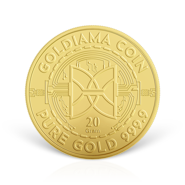 20 gram Gold Coin 999.9 Purity