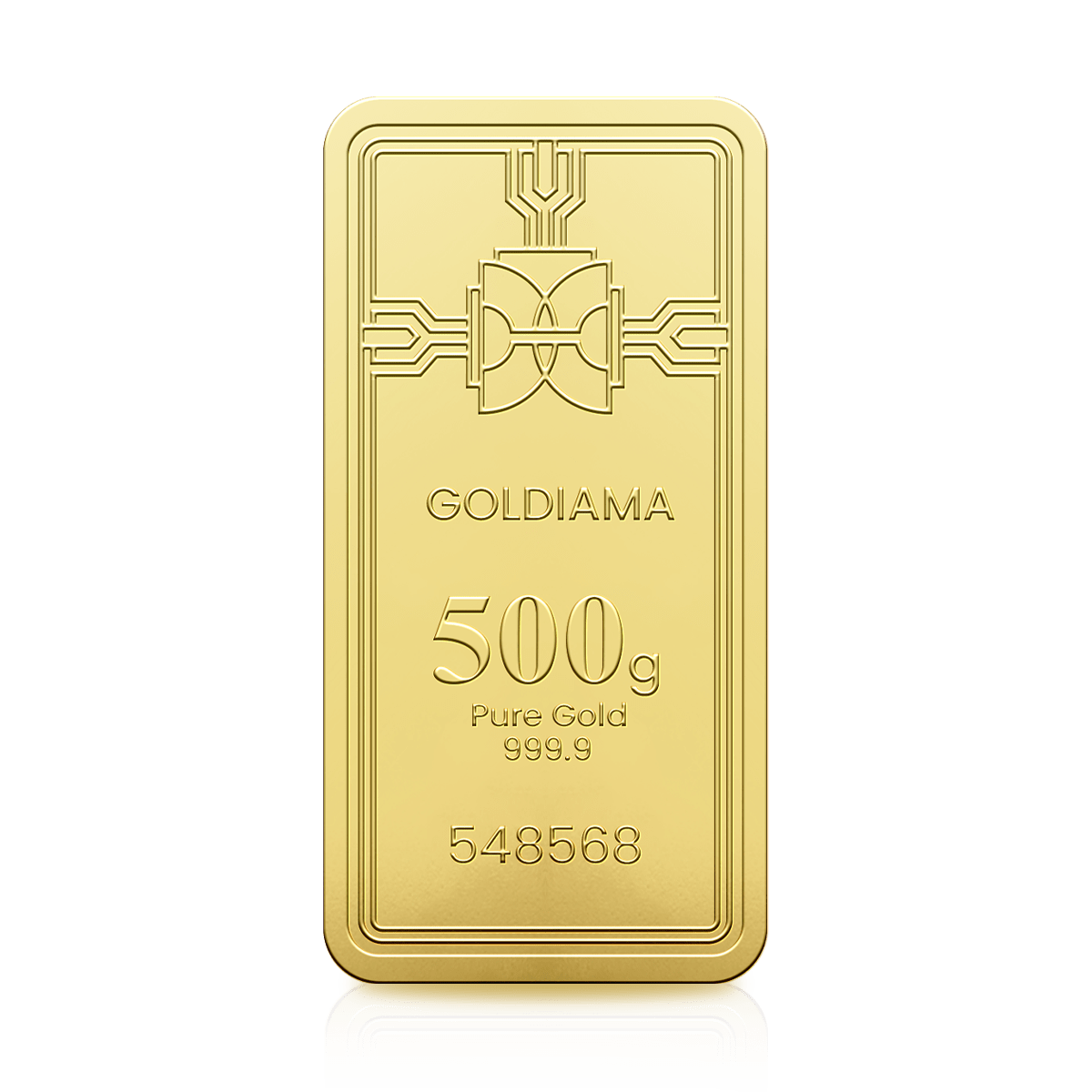 500 Gram Goldiama Gold Bar 999.9 Purity