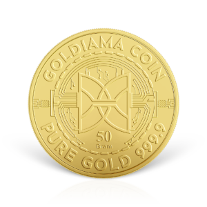 50 gram Gold Coin 999.9 Purity