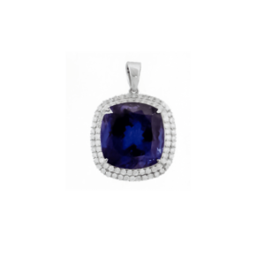 Platinum Pendant Tanzanite