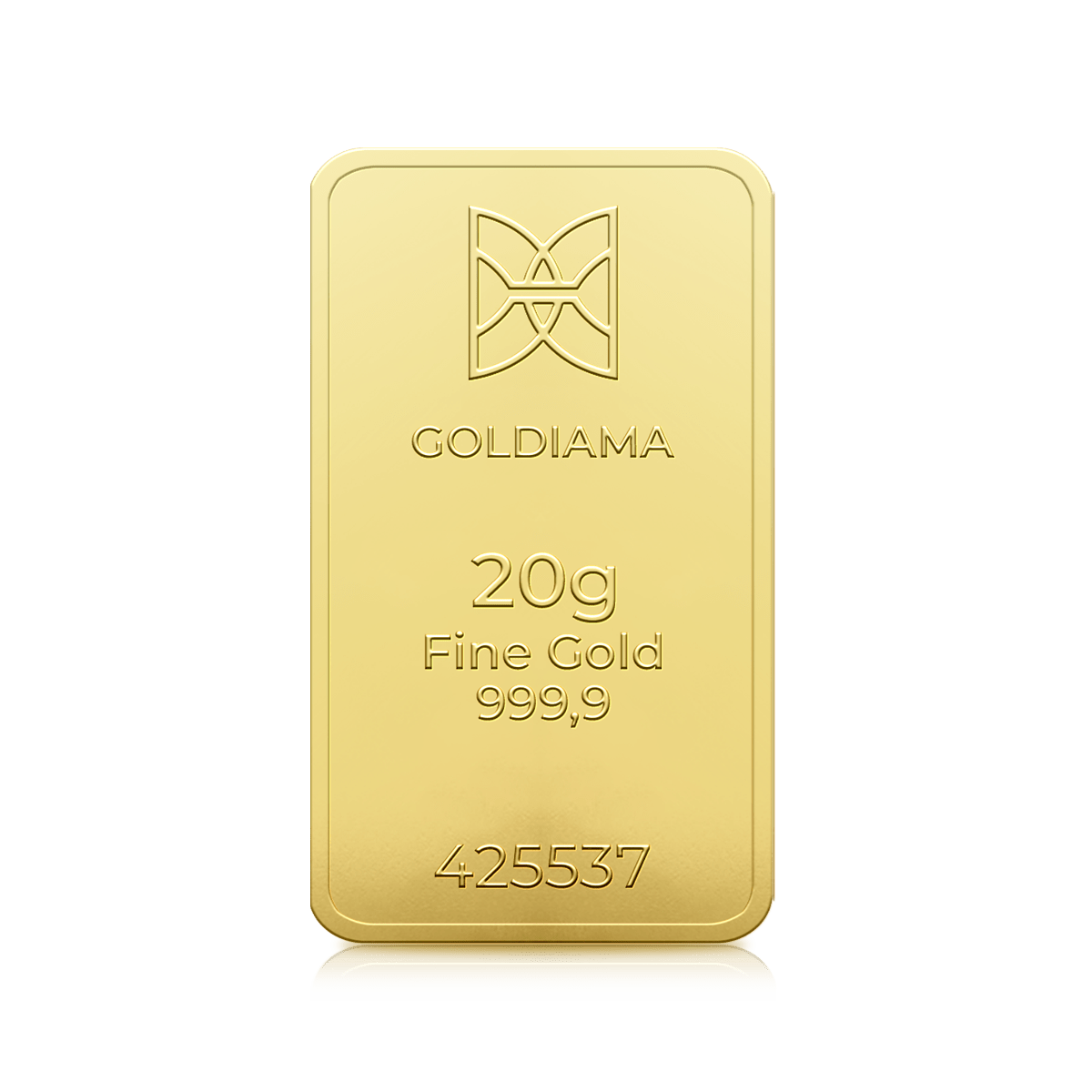 20 Gram Goldiama Gold Bar 999.9 Purity