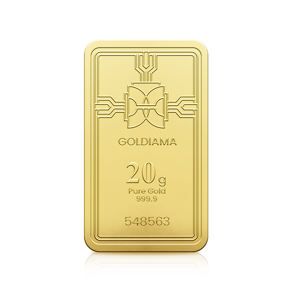 20 Gram Goldiama Gold Bar 999.9 Purity