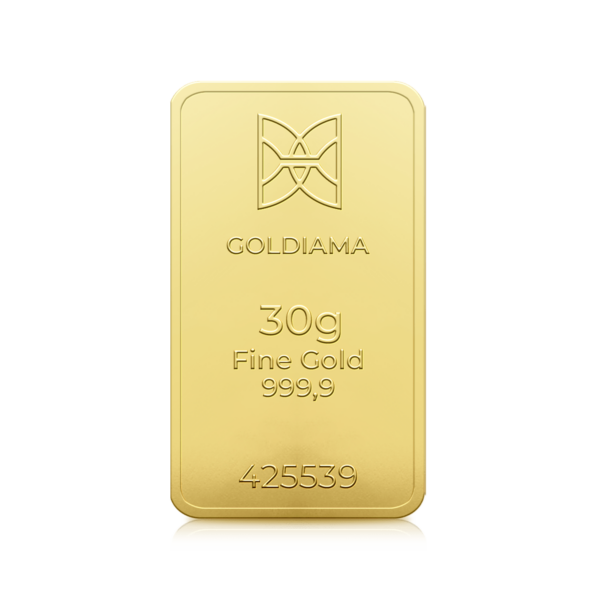 30 Gram Gold Bar 999.9 Purity