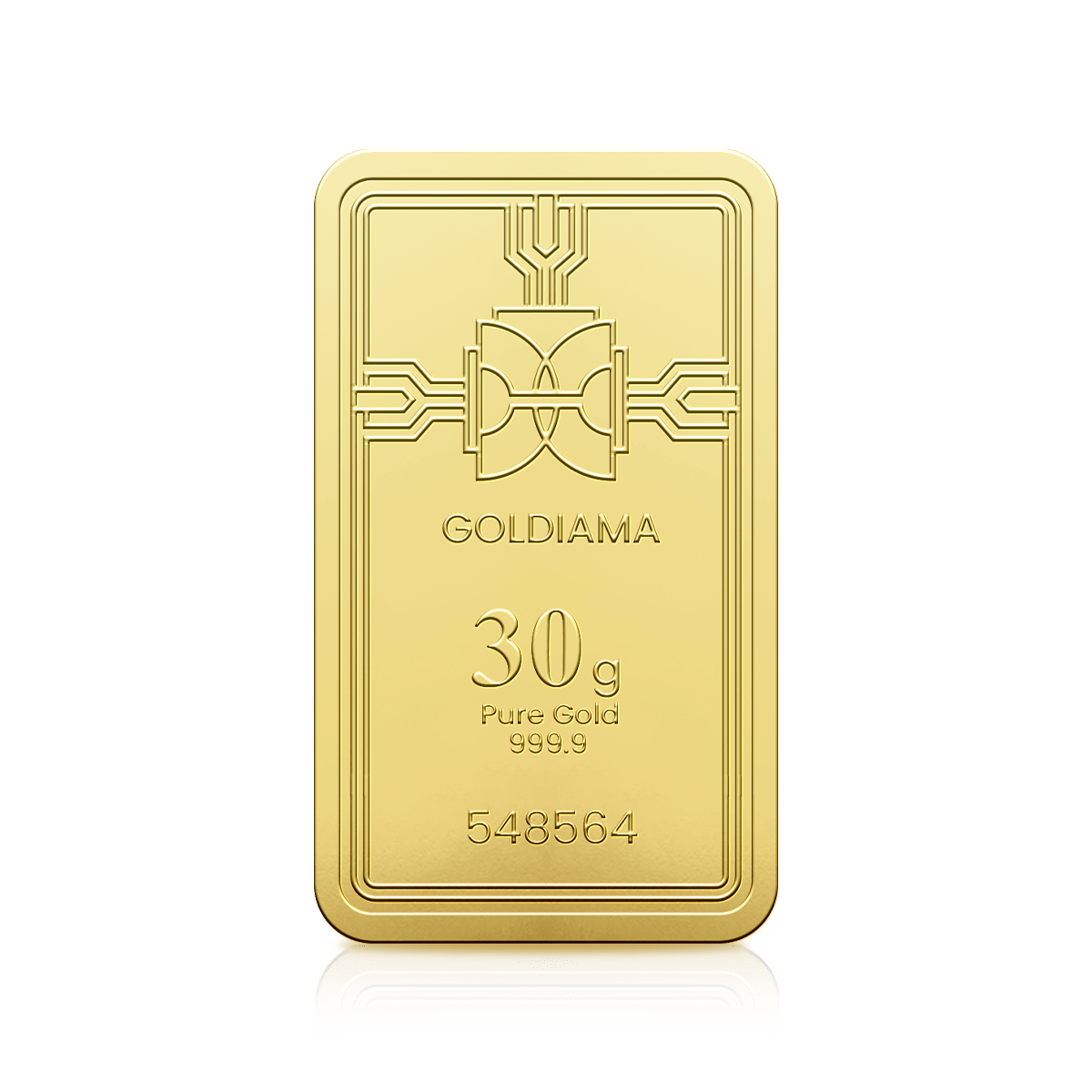 30 Gram Goldiama Gold Bar 999.9 Purity