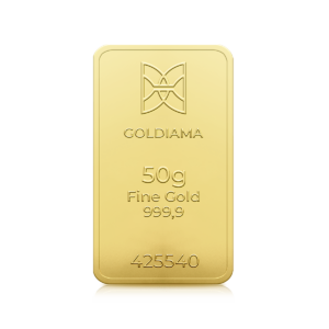 50 Gram Gold Bar 999.9 Purity