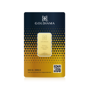 100 Gram Gold Bar 999.9 Purity