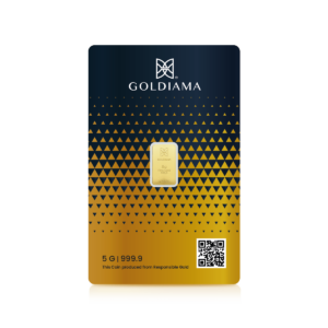 5 Gram Gold Bar 999.9 Purity