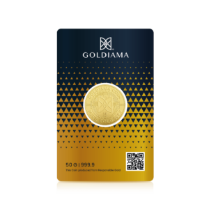 50 gram Gold Coin 999.9 Purity